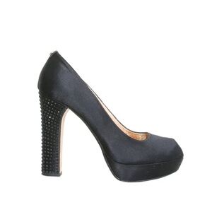 Michael Kors Satin Nadia Rhinestone Studded Heel